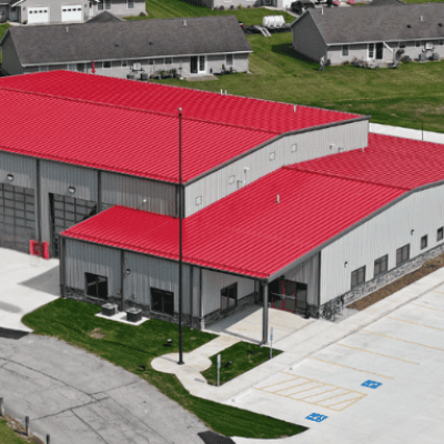 The Plymouth Fire Station is capable of providing living arrangements for up to nine firefighters.