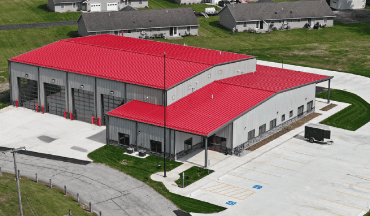 The Plymouth Fire Station is capable of providing living arrangements for up to nine firefighters.