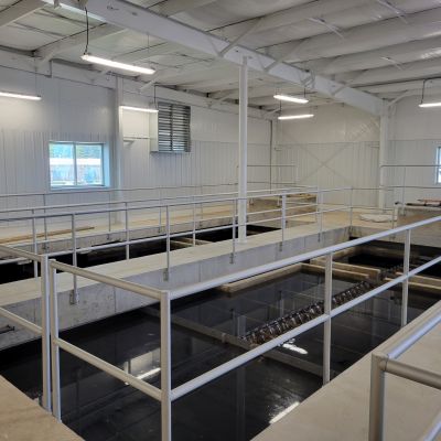 An interior image of the City of Huron Water Treatment Plant